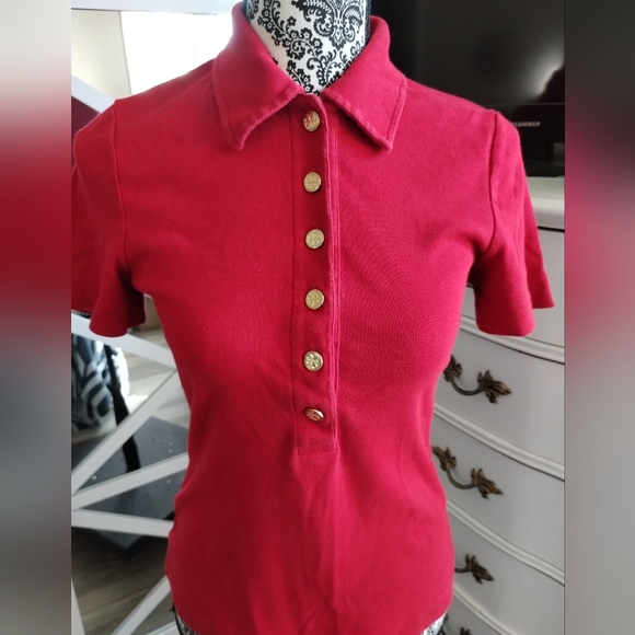 Tory Burch Red Polo - Picture 8 of 16